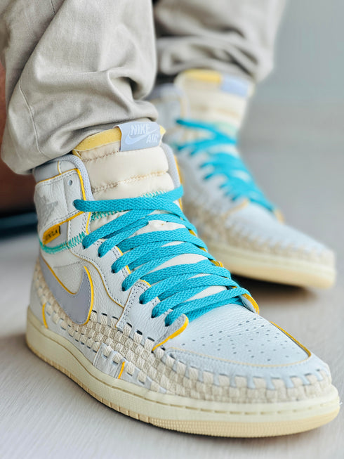 Jordan 1 Laces Basics Flat Thin - Teal Laces